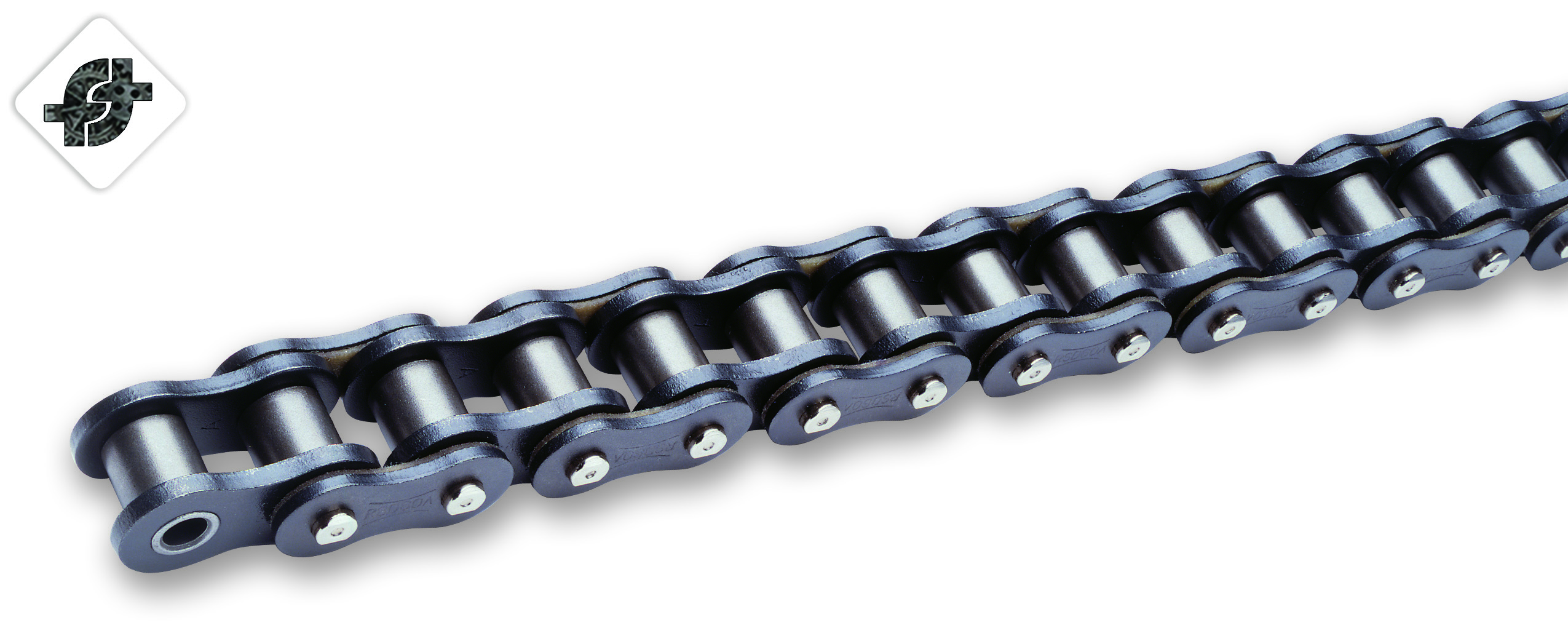 brushed roller chains